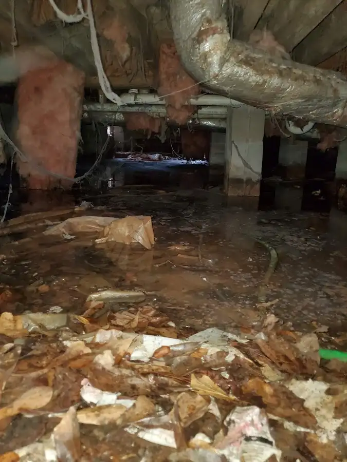 Crawl space flood assessment for Leak Detection & Repair in Schofield Barracks